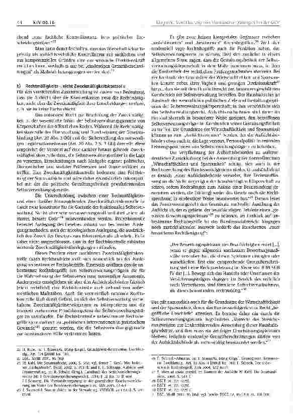 Vorschauseite 4: Die Rechtsaufsicht über die Vereinbarung von Vorstandsvergütungen bei den gesetzlichen Krankenkassen