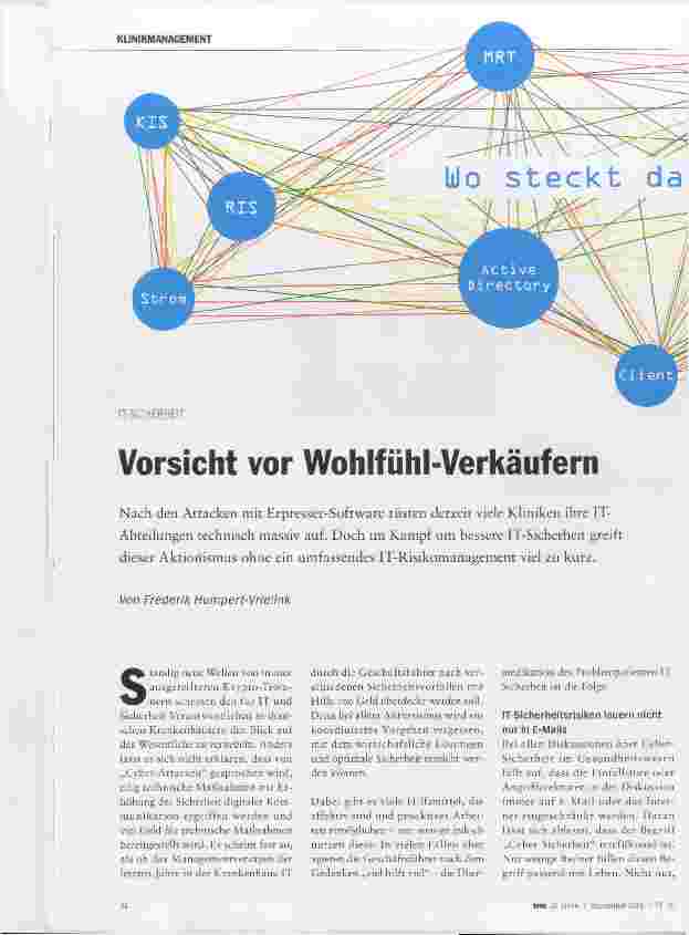 Vorschauseite 1: Vorsicht vor Wohlfühl-Verkäufern