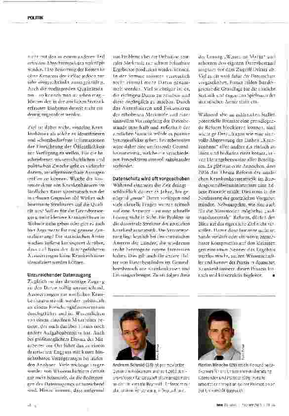 Vorschauseite 3: Im amtlichen Datensumpf