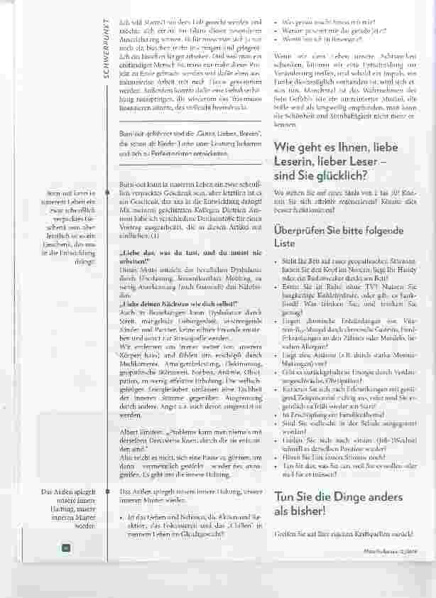 Vorschauseite 2: Voll im Saft statt ausgebrannt