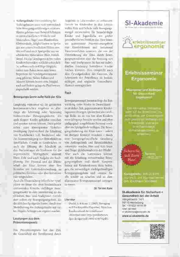 Vorschauseite 4: Mehr Bewegung in die Kita!