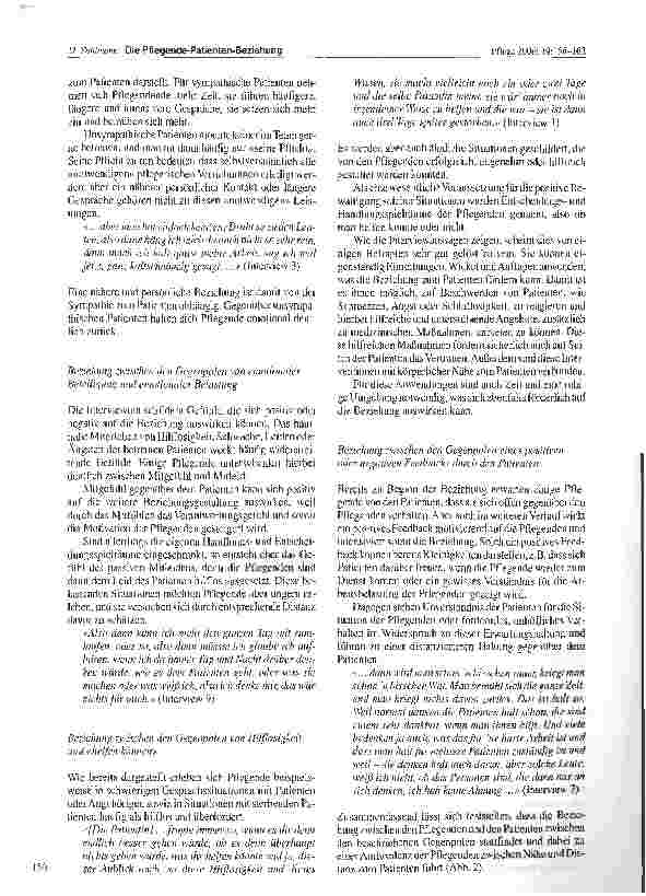 Vorschauseite 4: Die Pflegende-Patienten-Beziehung Ergebnisse einer Untersuchung zur Beziehung zwischen Patienten und beruflich Pflegenden im Krankenhaus