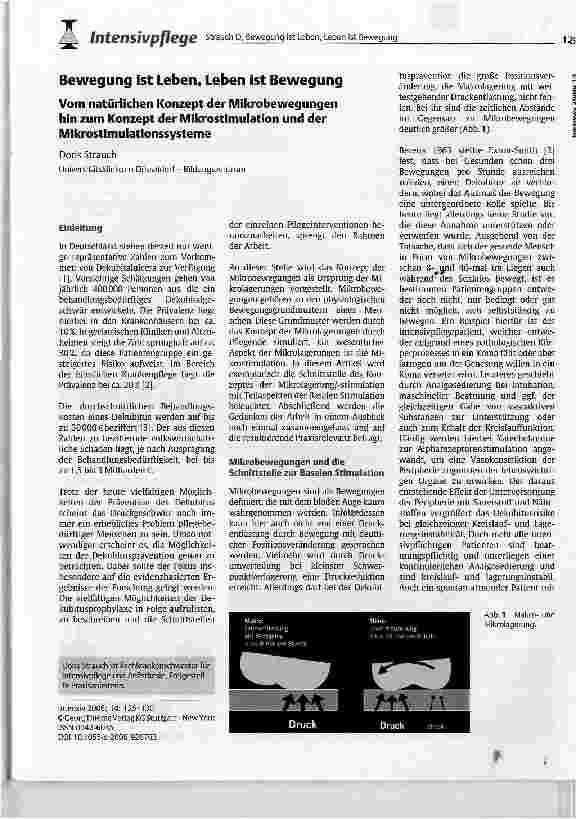 Vorschauseite 1: Bewegung ist Leben, Leben ist Bewegung
