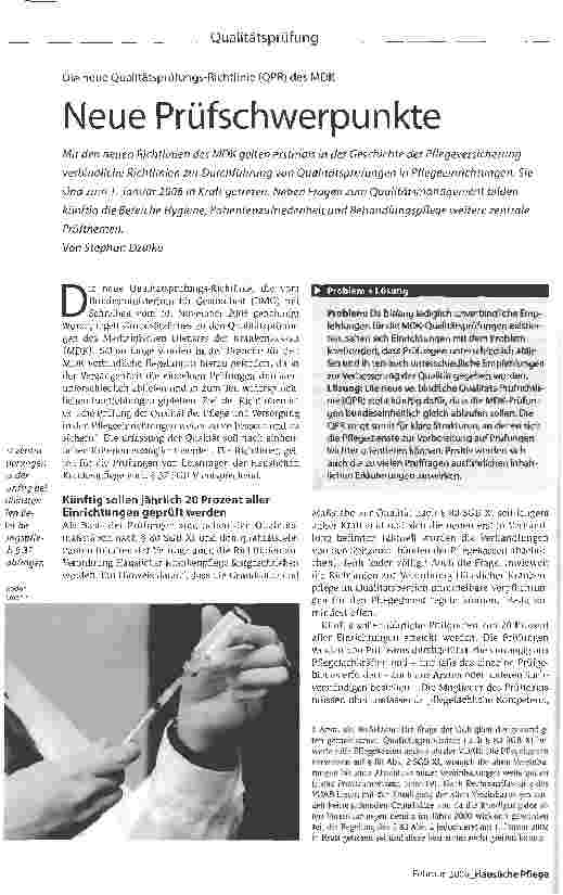 Vorschauseite 1: Neue Prüfschwerpunkte