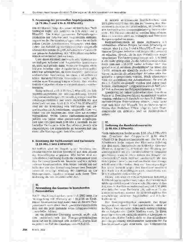 Vorschauseite 3: Auswirkungen des neuen Tarifvertrages auf die Arbeitsstrukturen der Personalräte