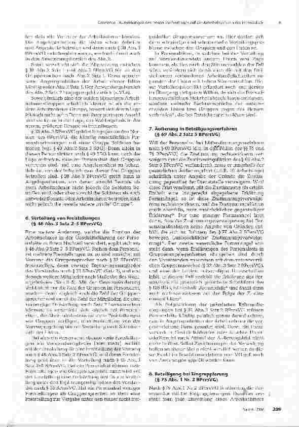 Vorschauseite 6: Auswirkungen des neuen Tarifvertrages auf die Arbeitsstrukturen der Personalräte