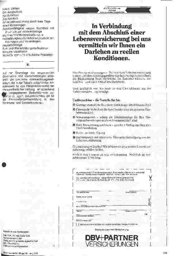 Vorschauseite 5: Fortschreibung der Anhaltszahlen für den Personalbedarf im Pflegedienst