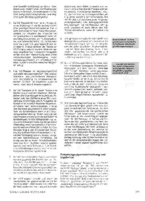 Vorschauseite 4: Wiedereingliederungstherapie psychisch kranker Erwerbstätiger: Erfahrungen aus dem Case-Management im Auftrag privater Krankenversicherer