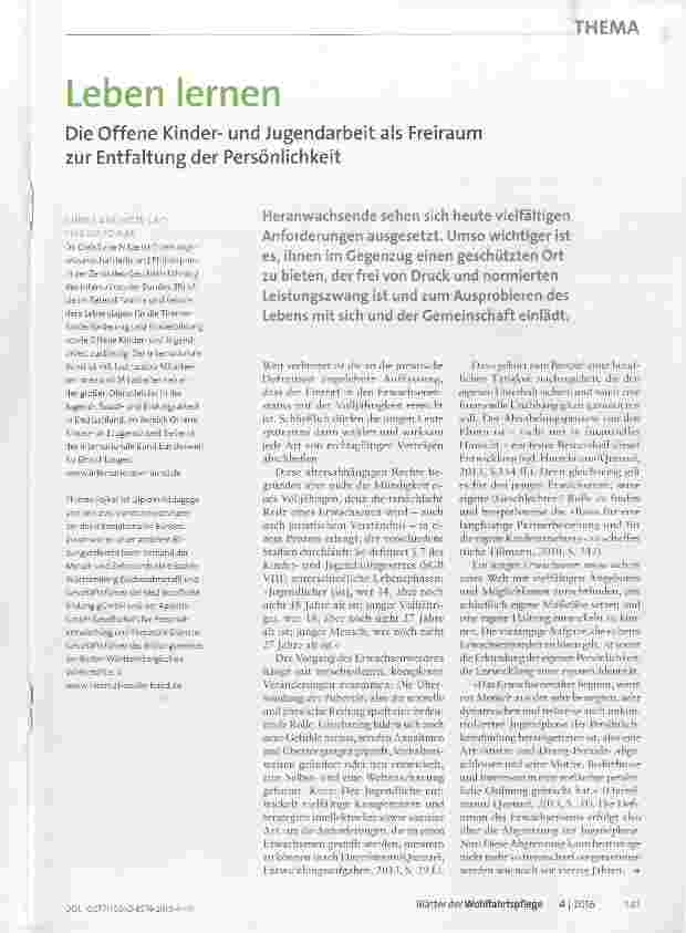 Vorschauseite 1: Leben lernen