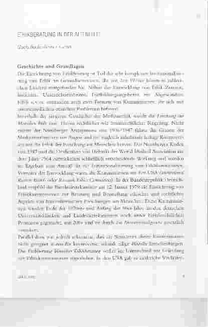 Vorschauseite 1: ETHIKBERATUNG IN DER ALTENHILFE
