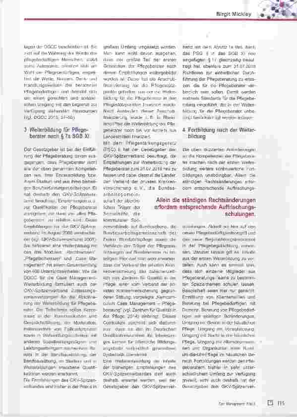 Vorschauseite 3: Kompetenzen und Weiterbildung für Pflegeberater nach § 7a SGB XI