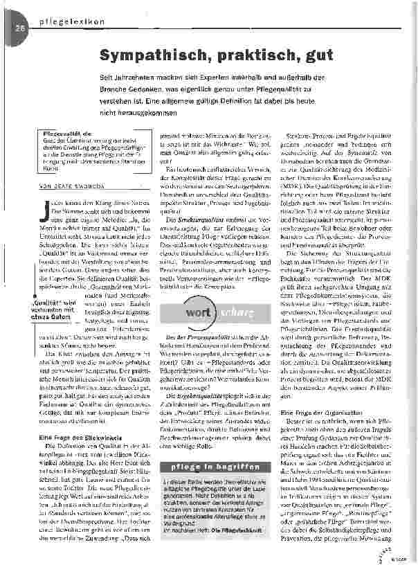 Vorschauseite 1: Sympathisch, praktisch, gut