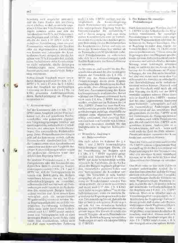 Vorschauseite 2: Einige Zweifelsfragen zum flexiblen Budget (Paragraph 4 BPflV)