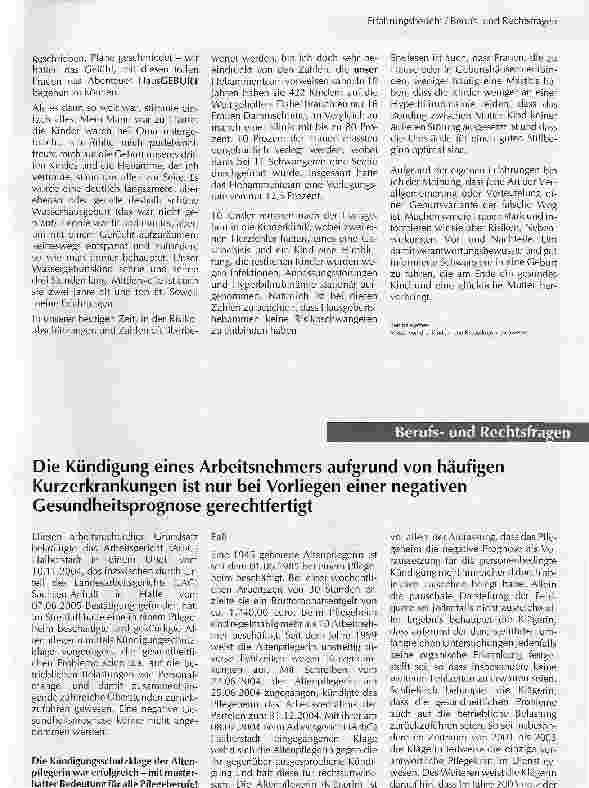 Vorschauseite 2: Hausgeburt auf Wunsch