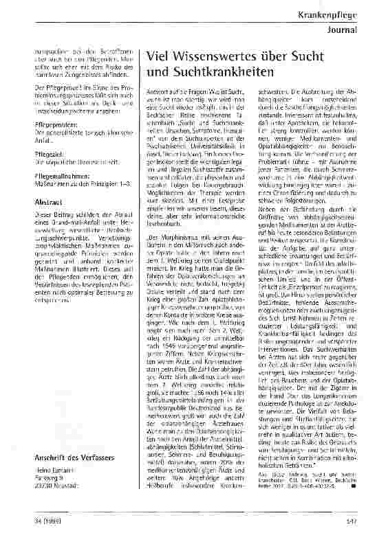 Vorschauseite 3: Pflegerische Aktivitäten während eines generalisierten tonisch-klonischen Krampfanfalls