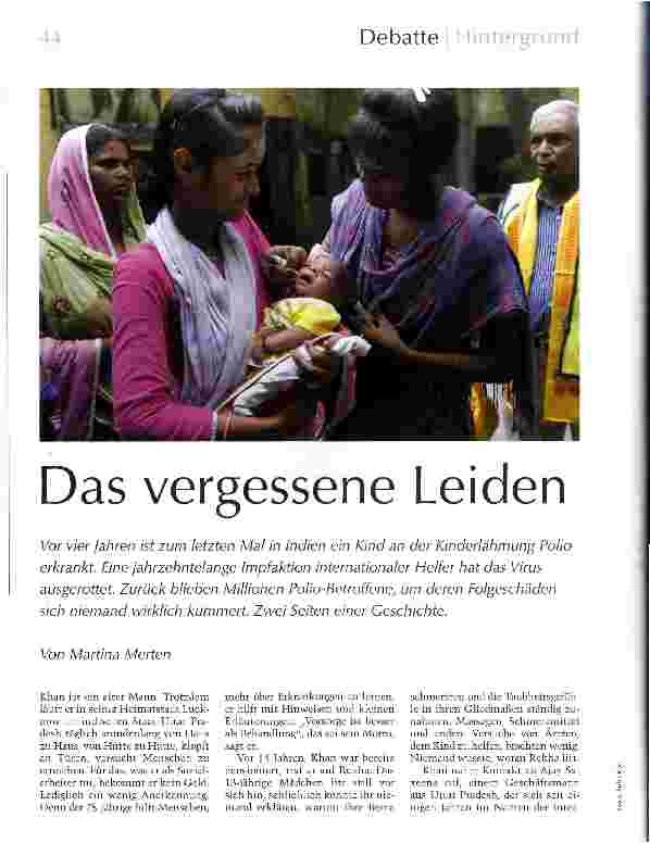 Vorschauseite 1: Das vergessene Leiden