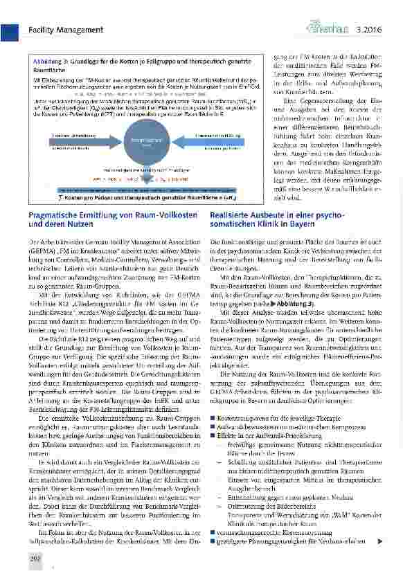 Vorschauseite 3: DRG-gerechte Facility-Management Kosten helfen bei der Optimierung der nichtmedizinischen Infrastrukturkosten im Krankenhaus