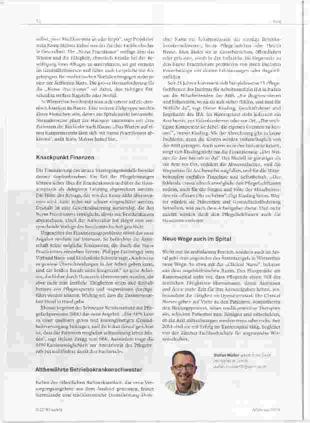 Vorschauseite 2: Pflegefachpersonen übernehmen ärztliche Aufgaben