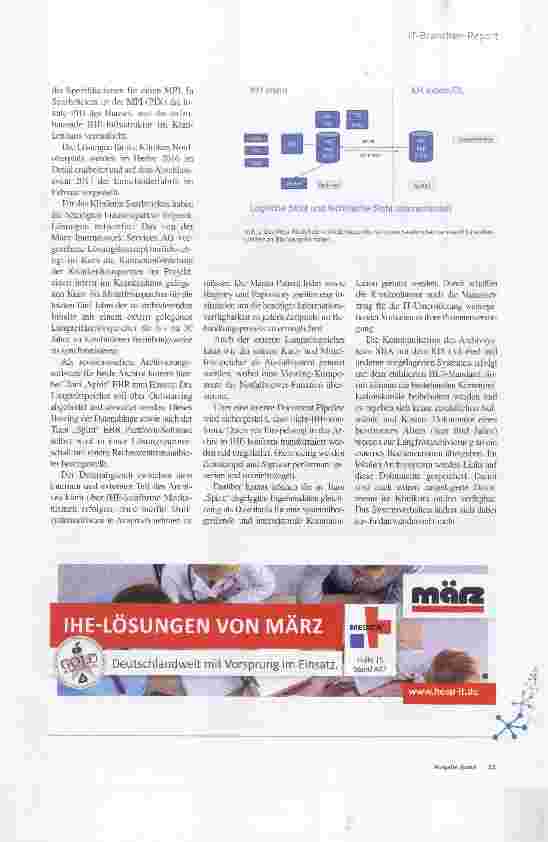 Vorschauseite 2: Projekt 4: IHE-konforme Langzeitarchivierung Standardisierte Archivierung