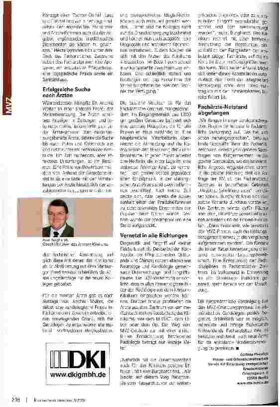 Vorschauseite 3: Versorgungsmodell für strukturschwache Region