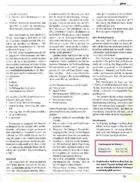 Vorschauseite 2: Grundlagen der Kinderanästhesie