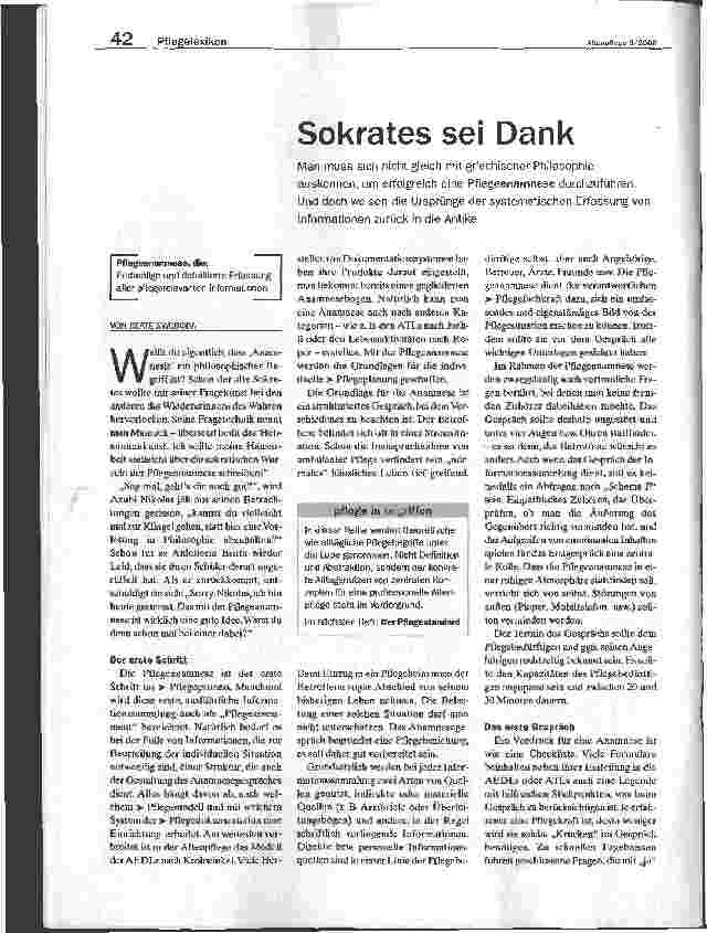 Vorschauseite 1: Sokrates sei Dank