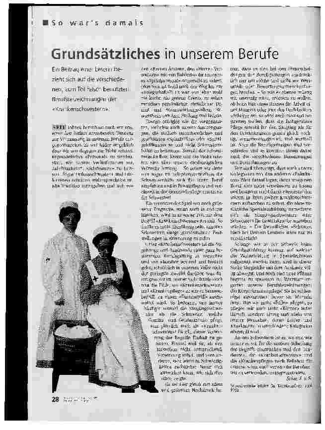 Vorschauseite 1: Grundsätzliches in unserem Berufe