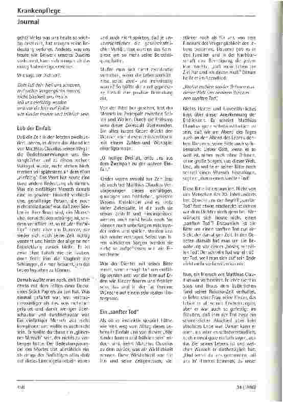 Vorschauseite 5: ...und unsren kranken Nachbarn auch Gegen Romantik und Wissenschaftsgläubigkeit