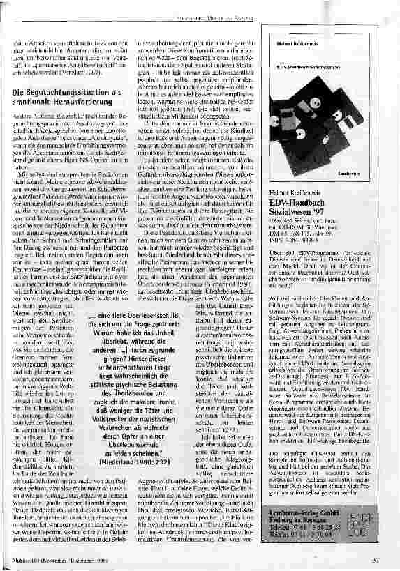 Vorschauseite 5: Nie verheilte Wunden und chronisches Leiden Erfahrungen aus der psychosomatischen Begutachtung von Zigeunern