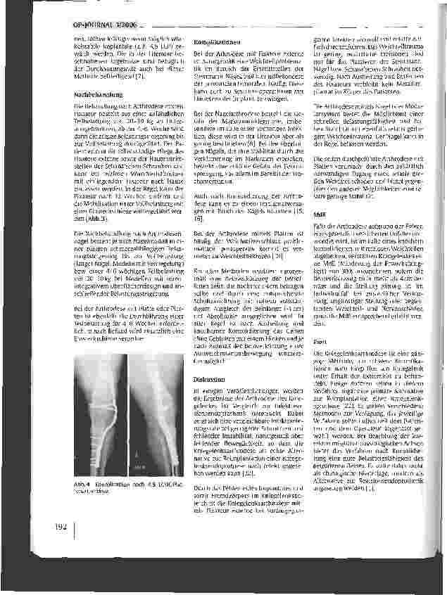 Vorschauseite 3: Kniegelenksarthrodese