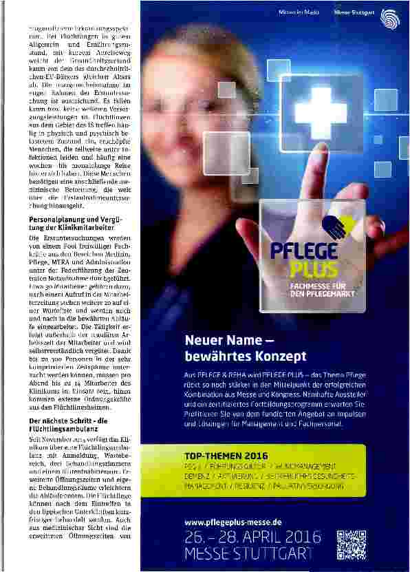 Vorschauseite 3: Vom „Sondereinsatz zur Routine