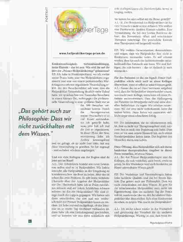 Vorschauseite 2: Heilpraktiker zum Anfassen Ein ganzheitliches Modell für die Zukunft