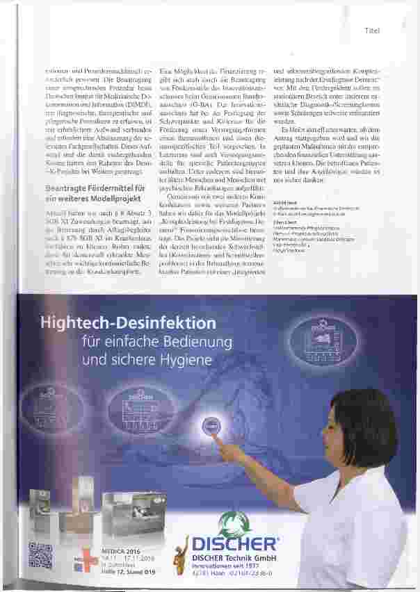Vorschauseite 4: Vergütung von Demenz-Patienten Eine offene Rechnung