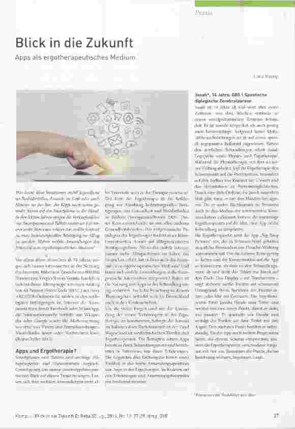 Vorschauseite 1: Blick in die Zukunft