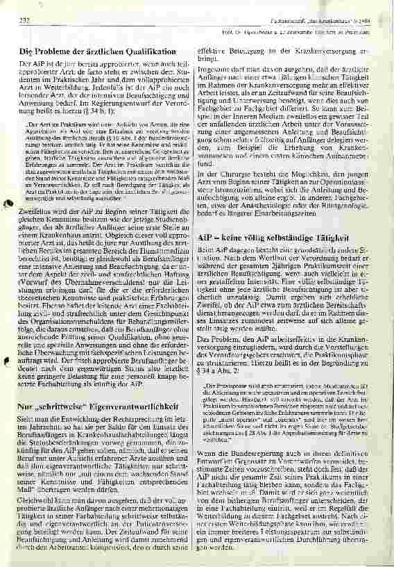 Vorschauseite 2: Der Arzt im Praktikum