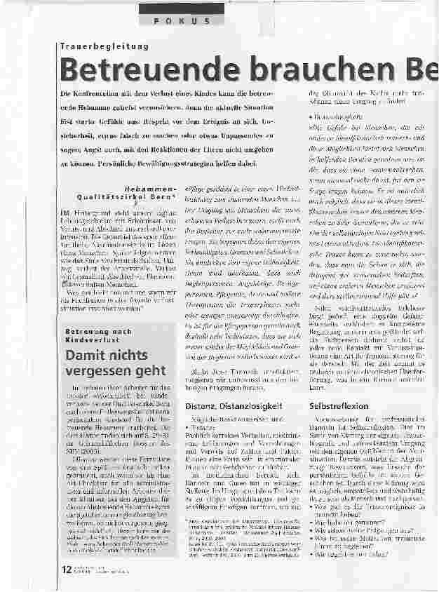 Vorschauseite 1: Betreuende brauchen Bewältigungsstrategien