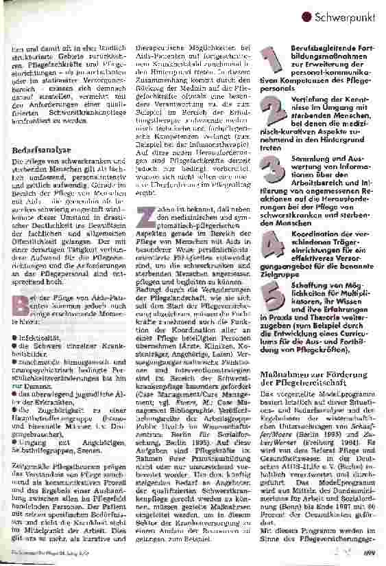 Vorschauseite 2: Training on the Job für Pflegekräfte im Aids-Bereich