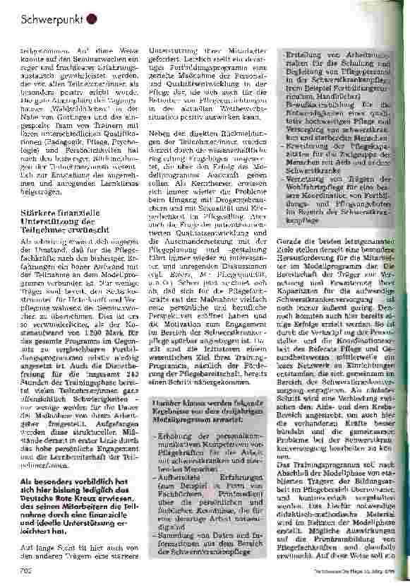 Vorschauseite 5: Training on the Job für Pflegekräfte im Aids-Bereich