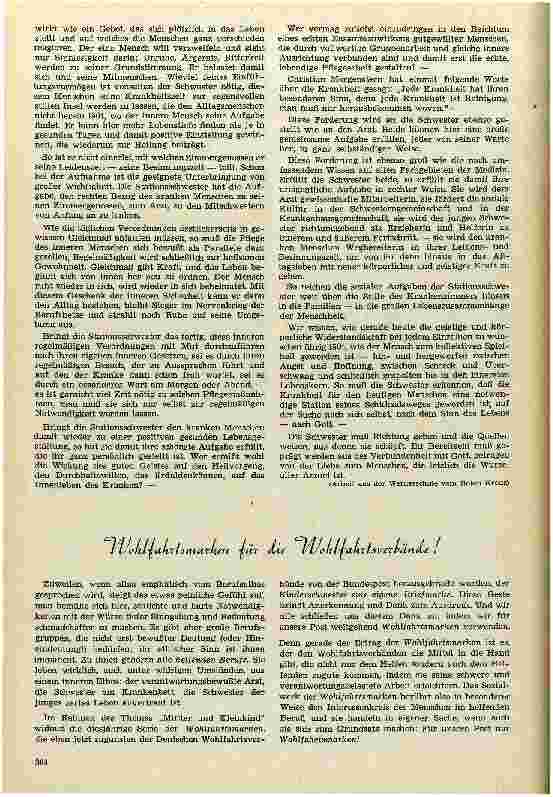 Vorschauseite 5: Die soziale Aufgabe der Stationsschwester