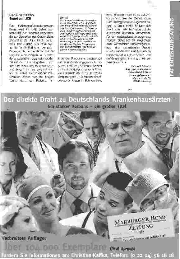 Vorschauseite 3: Fragen Sie Emmi - Interaktive Patientenaufklärung als Instrument für Marketing und Qualitätssicherung