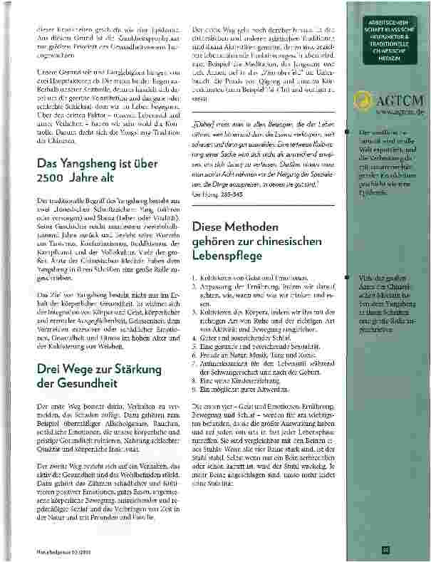 Vorschauseite 2: Die chinesische Art, Lebenskraft zu stärken