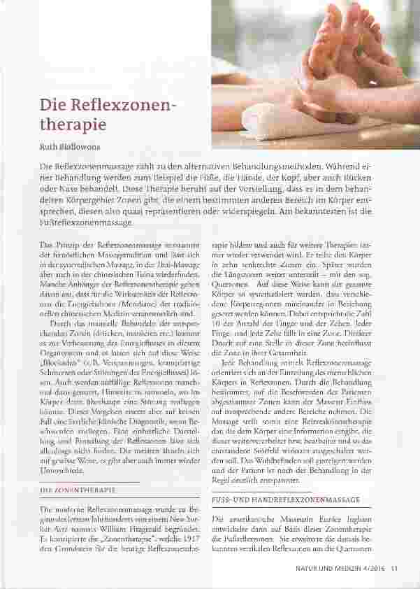 Vorschauseite 1: Die Reflexzonenthérapie