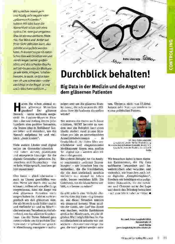 Vorschauseite 1: Durchblick behalten!