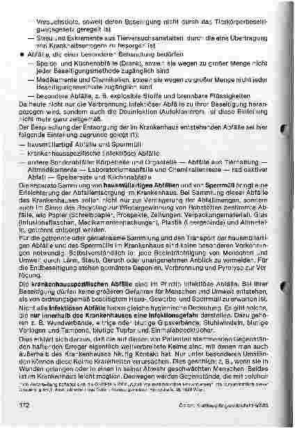 Vorschauseite 3: Entsorgung von Krankenhausabfällen 1.Teil