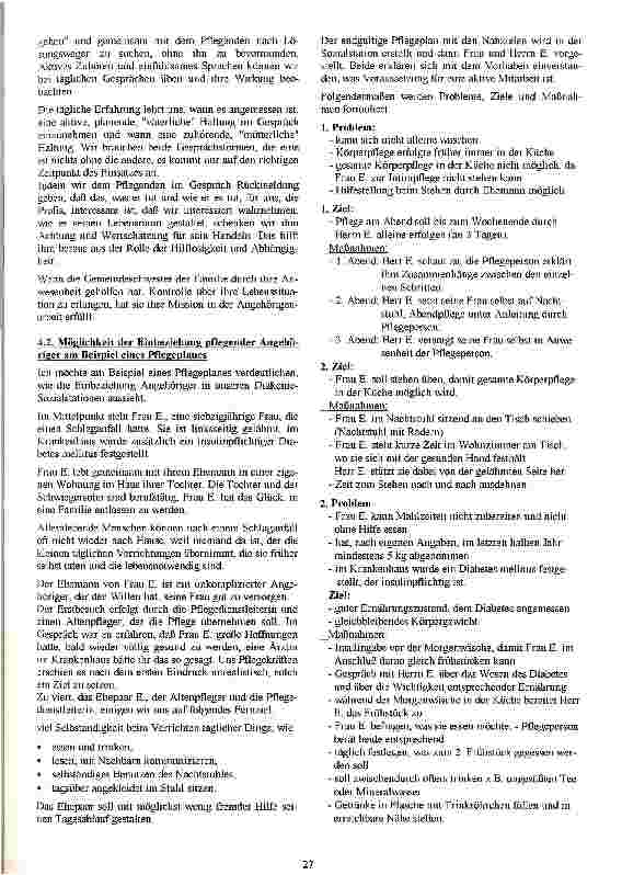 Vorschauseite 5: Angehörigenarbeit in der Diakonie - Sozialstation