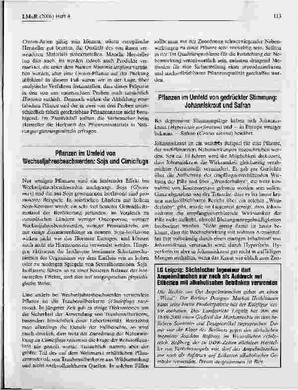 Vorschauseite 5: Betrachtungen zum Thema Nahrungsergänzung: Sicherheit und Qualität