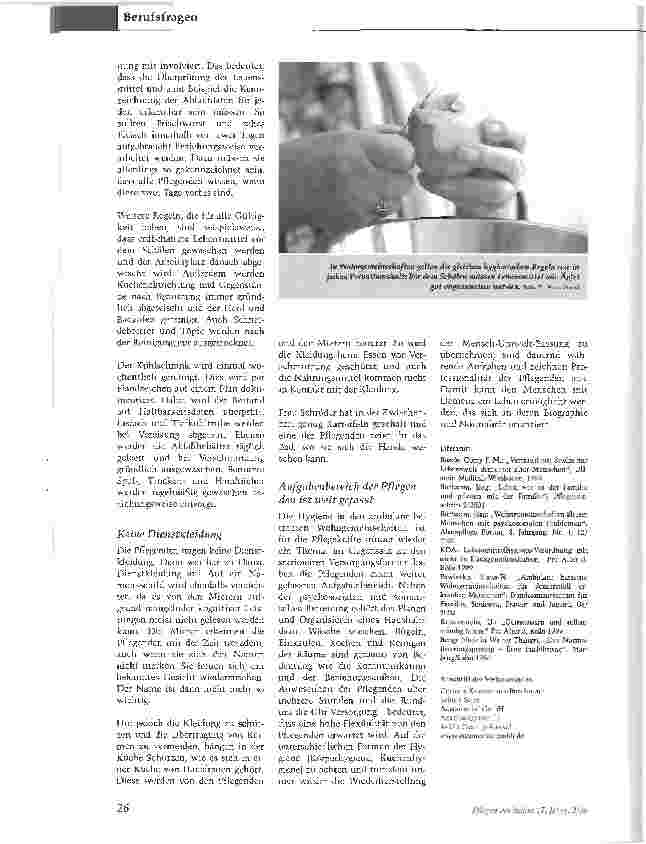 Vorschauseite 3: So viel wie nötig,so wenig wie möglichHygiene in Wohngemeinschaften