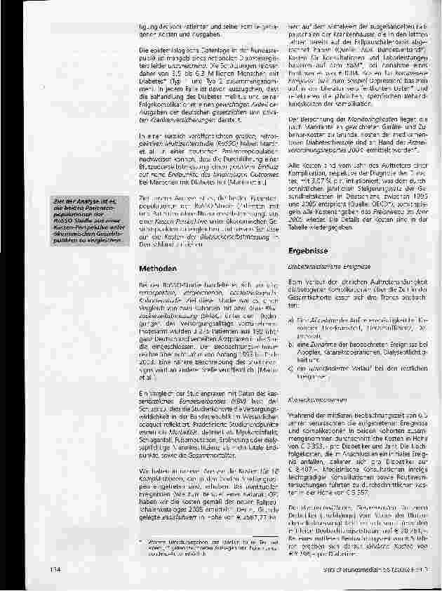 Vorschauseite 2: Kosten der Blutzuckerselbstmessung bei Diabetes mellitus Typ 2 in Deutschland aus Perspektive der gesetzlichen Kassen