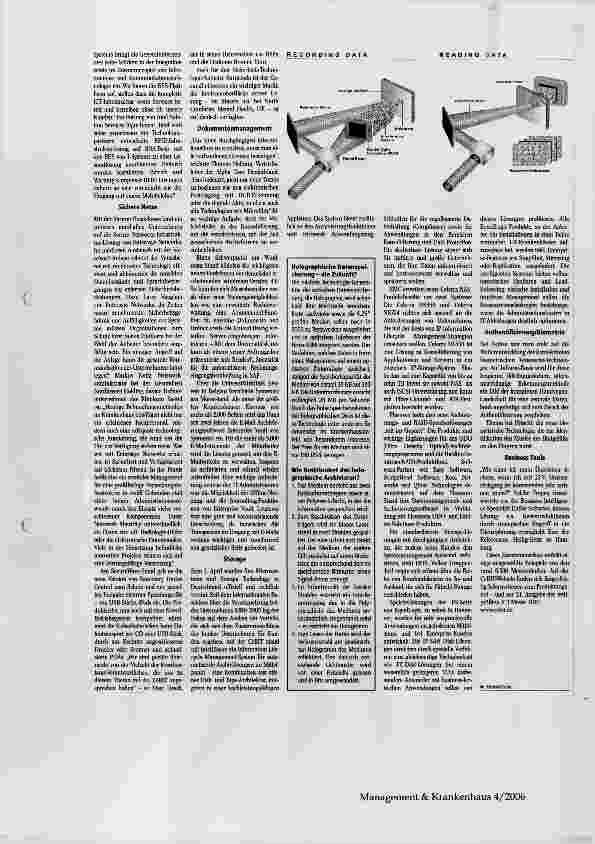 Vorschauseite 3: Alltagselektronik bringt Gesundheits-IT voranCEBIT 2006- Lösungen für die digitale Lebensund Arbeitswelt