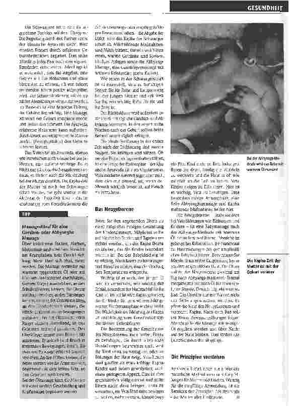 Vorschauseite 3: Ayurveda für die werdende Mutter